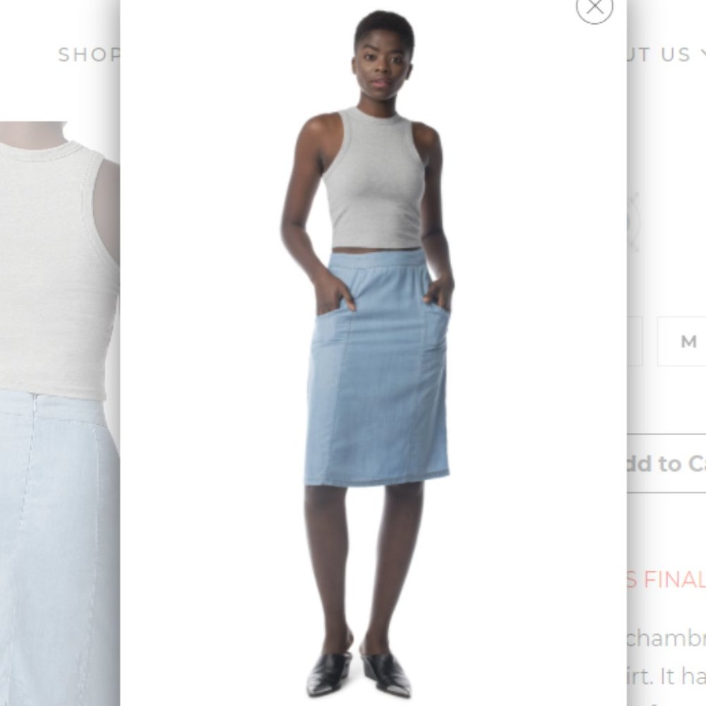 Woven by Synergy Revival Skirt NWT